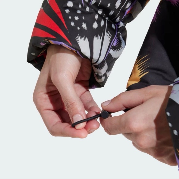 Farm Rio Adidas Puffer Winter Jacket Padded Butterfly Size M - Picture 5 of 16